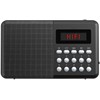 auvisio Mini Radio Bluetooth: FM-Taschenradio, Bluetooth, MP3-Player, Display, USB, microSD
