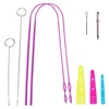 Divono 9pcs Sewing Loop Kit,Flexible Drawstring Needle Threaders,Include Loop Turner