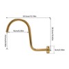 Stainless Steel S Shaped Raised Shower Arm and Flange NPT