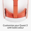 Meta Quest 3 接顔部 & ヘッドストラップ(ブラッドオレンジ)
