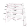 Loopunk 5 Pieces Acrylic Display Stands 5 Sizes Acrylic Display