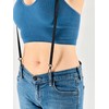 Women’s Suspenders with Swivel Hooks for Pants with Belt Loops,