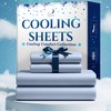 SLEEPHORIA 4 PC Cooling Sheets King Size Bed Set -