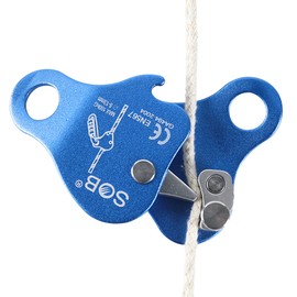 SOB Climbing Fall Protection Device The Riser Protects The Aluminum Magnesium Alloy Rope Clip, which is Used for high-Altitude Operation and Rescue During Climbing Rocks