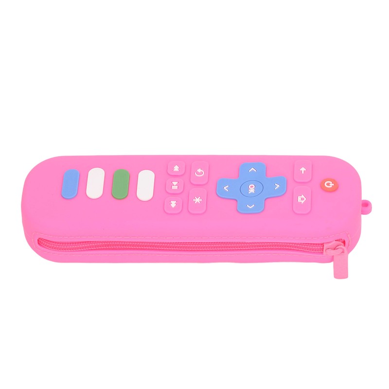 Baby Teether Bag Remote Control Shaped Dustproof Soft Silicone Pacifier