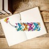 3 Pcs 5D Diamond Painting Bookmarks for Book Lovers, Handmade