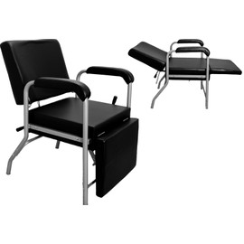 Professional Barber Salon Heavy Duty Reclining Shampoo Chair with Legrest