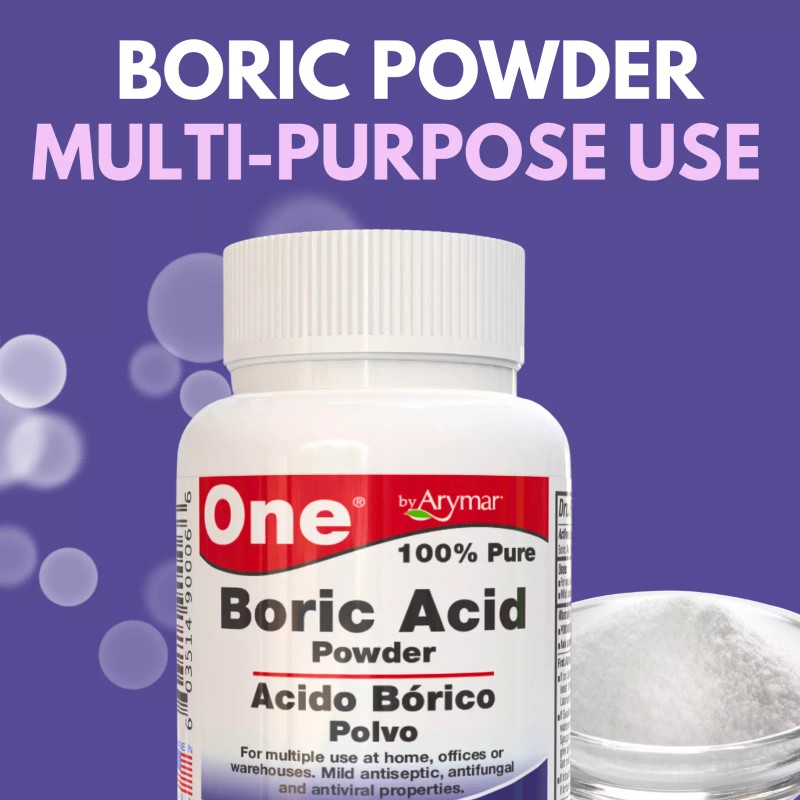 Arymar 100% Pure Boric Powder Granulated, Multi-Purpose Cleaner 8 fl