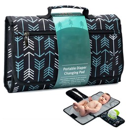 Portable changing mat, baby changing mats for on the go, foldable changing mat, for on the go, baby changing when travelling, changing table, washable, breathable, comfortable