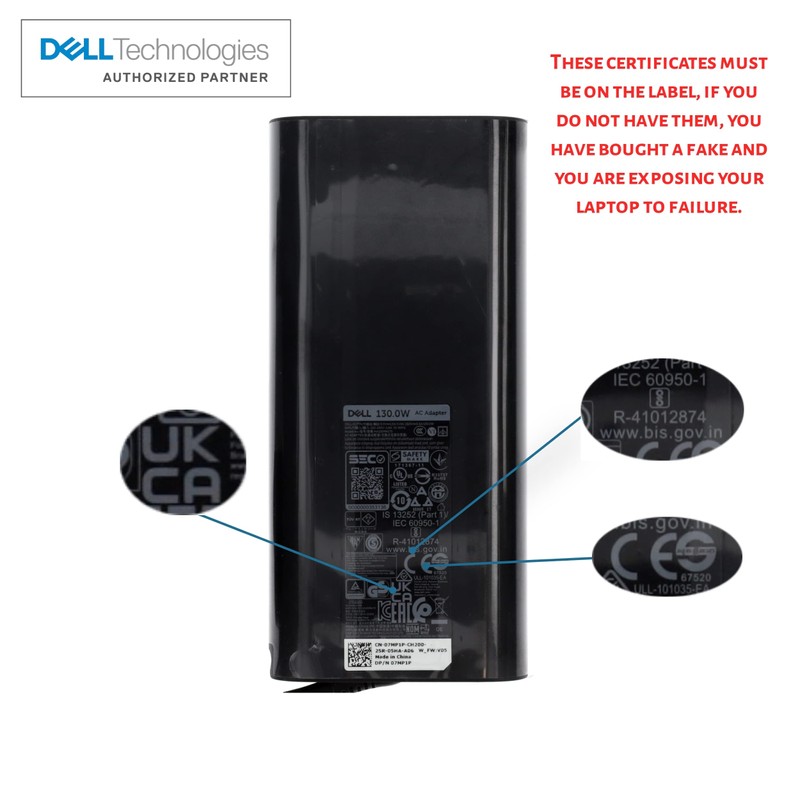 Dell Ladegerät Adapter 130W USB-C Typ-C K00F5 M0H25 DA130PM170 HA130PM170