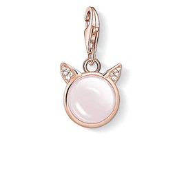 Thomas Sabo Women's Charm Pendant Cat Ball Charm Club 925 Sterling Silver 1842-417-9, Precious metal, Not applicable