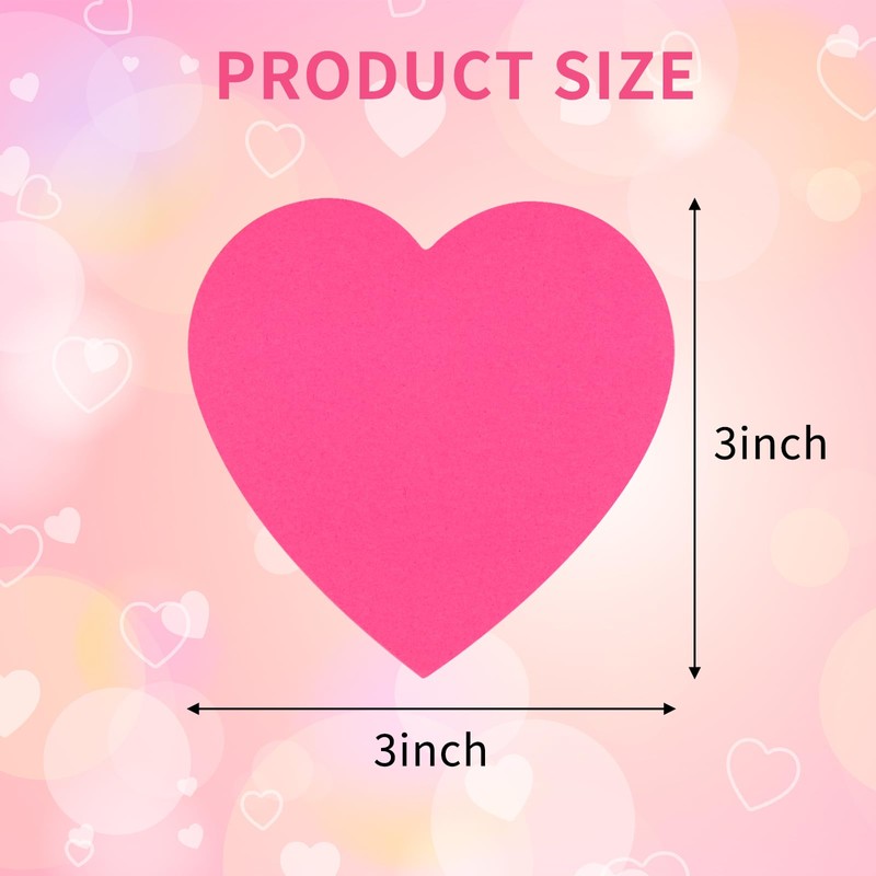 Heart Sticky Notes, 16 Colors 60 Sheets/Pad, 960 Sheets Shape
