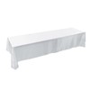 Tablecloth, 145X320Cm Table Cover Wrinkle-Resistant Polyester Banquet Table Cloth Washing