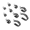 FARRAY 92PCS Cable Clamps Assortment Kit, 10 Sizes Stainless Steel