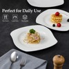 NUTRIUPS 10'' Dinner Plates Set of 6, 24.3cm Irregular Dinner