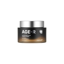MEDICUBE AGE-R Glutathione Glow Capsule Cream, Crema Facial Coreana con Glutatión, Niacinamida, Péptidos, Colágeno y Ceramida, Luminosidad e Hidratación, 50 ml