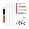 6ft Adjustable Bicycle Safety Flag,Waterproof,Tear-Resistant Reflective Material For Improved Visibility,