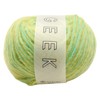 Yokota 01-5710 Wool Yarn, Medium Thick, Col.9, Lemon x Cobalt