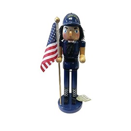 Santa's Workshop 14" Coast Guard with Flag Nutcracker
