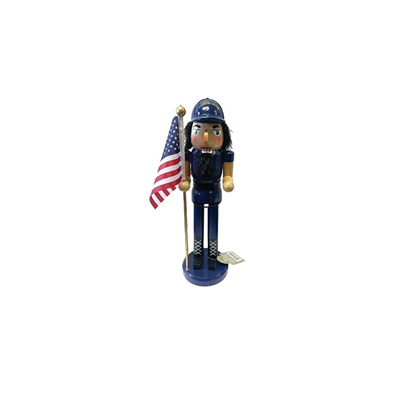 Santa's Workshop 14" Coast Guard with Flag Nutcracker