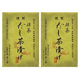 Kayanoya Dashi Chazuke Matcha 0.8 oz (24.0 g) x 6 Packets x 2 Packs (2 Bag Set)