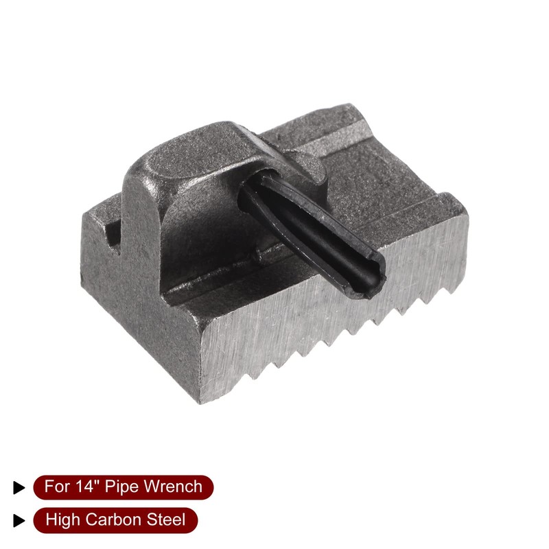 sourcing map Pipe Wrench Heel Jaw with Pin Assembly 14"