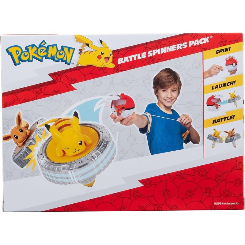 Pokémon PKW4398 - Battle Spinner - Pikachu, offizielles Spielset
