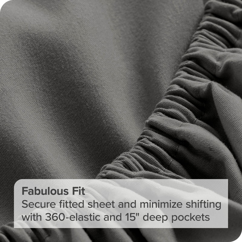Bare Home Bed-in-A-Bag 7 Piece Comforter & Sheet Set -