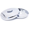 2 x 21mm G1/2 Chrome Tap Shower Pipe Cover High