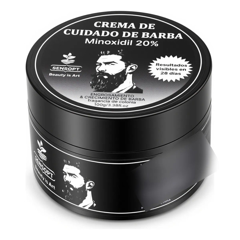 Sensopt Bálsamo Ultra Potente Para Crecimiento De Barba Fina Fina