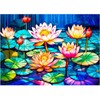 Bestdon 1000 Pieces Jigsaw Puzzle for Adults, Stained Glass Waterlily