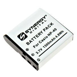 Synergy Digital Digital Camera Battery, Compatible with Vivitar NP-40 Digital Camera Battery (Li-Ion, 3.7V, 1300 mAh)