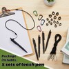 Lewtemi 5 Sets 24 Inch Pen Leash for Clipboard Lanyard