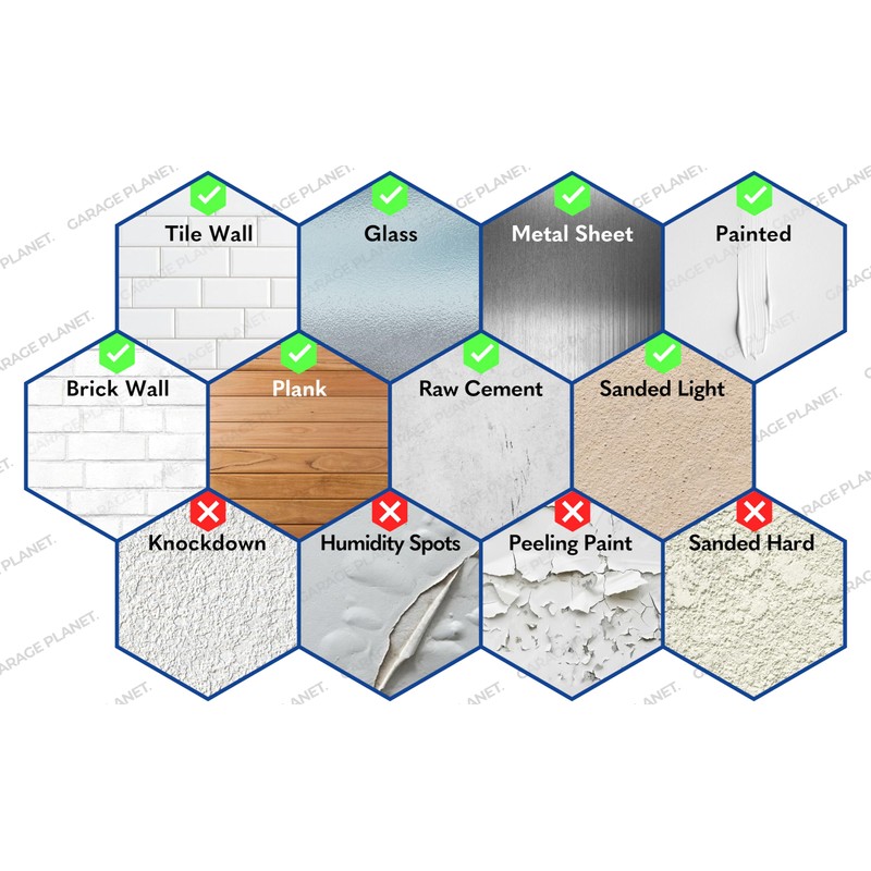 H1 Garage Wall Protector Car Door Wall Protector, Tool-Free, Designed