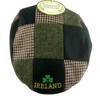 JC Walsh and Sons Ireland Green Patch Cap Gold Shamrock