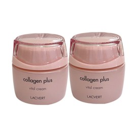 Lacvert LV Collagen Plus Vital Cream 60ml 2 Pieces / Circle / 라끄베르 LV 콜라겐 플러스 바이탈 크림 60ml 2개  써클