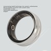 Smart Ring Silver IP68 Waterproof Pedometer Sleep Fitness Monitoring Remote