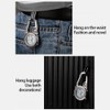Multifunctional Luminous Clip On Carabiner Watch Mini Quartz Watch Compass