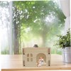 Generic Small Pet Wooden Hideout House for Hamster Chinchilla Rabbit