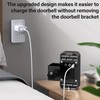 Anti-Theft Video Doorbell Mount, No-Drill Mounting Bracket for Apartment Renters