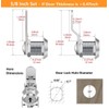 5/8 Cam Locks - 5/8 Diameter Cam Lock Keyed Alike
