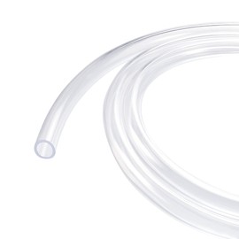 sourcing map PVC Transparent Hose Vinyl Tubing 9mm ID 12mm OD 5m Flexible Lightweight for Water Tube,Air Tube