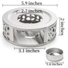 Coloch 3 Pack Teapot Warmer, Stainless Steel Tea Warmer with