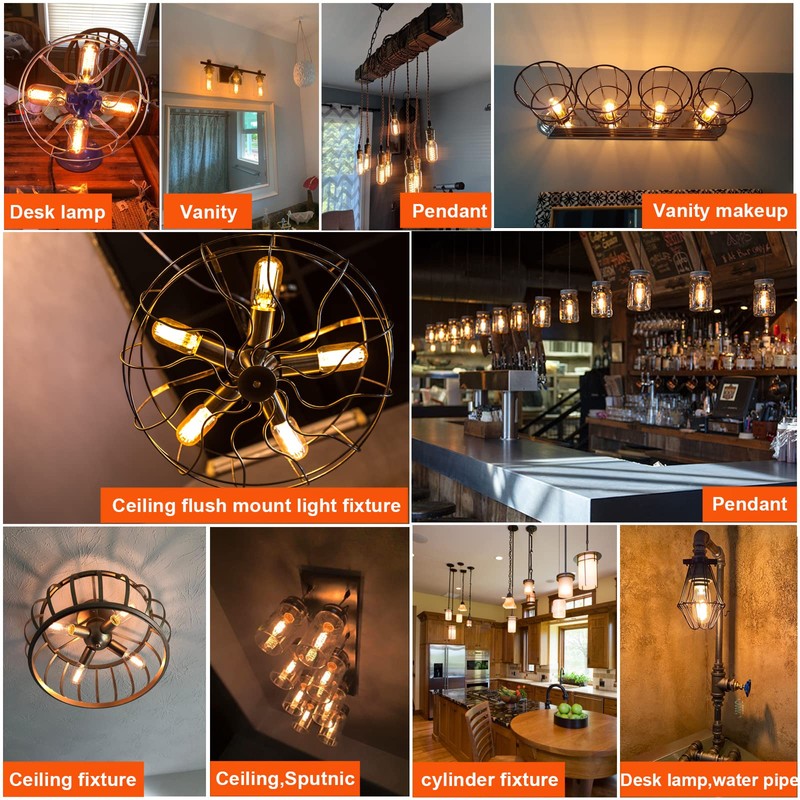 LiteHistory E26 LED Bulb 6W Equivalent E26 Bulb 60 watt
