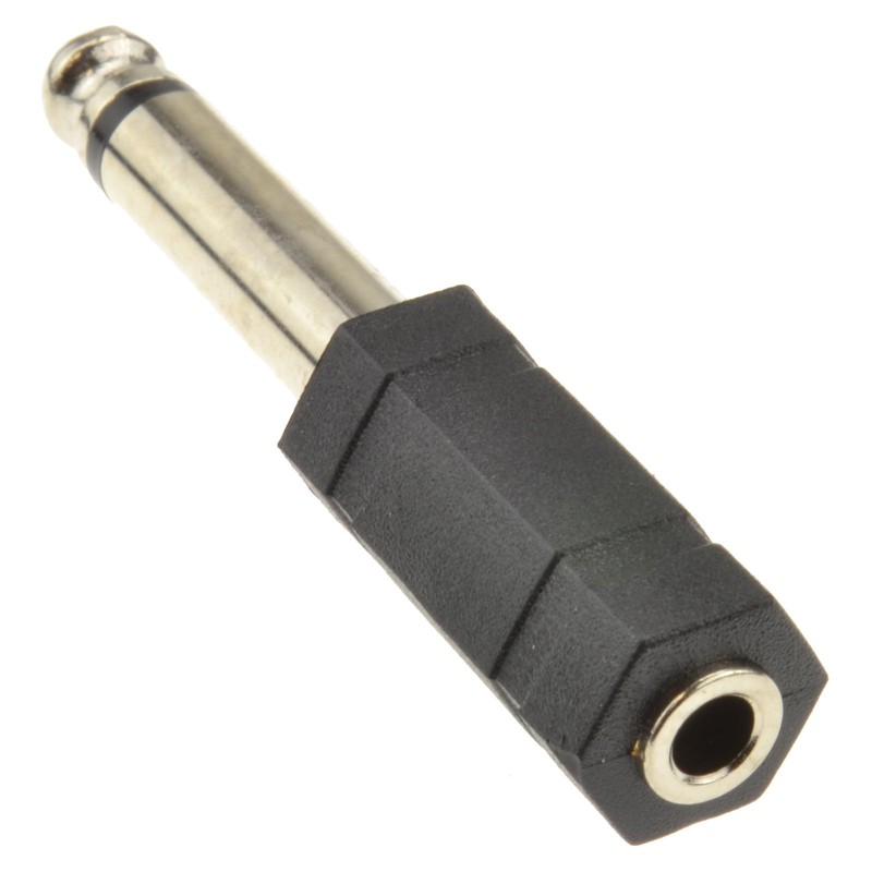 kenable 3.5mm Stereo Jack Socket to 6.35mm Mono Jack Plug