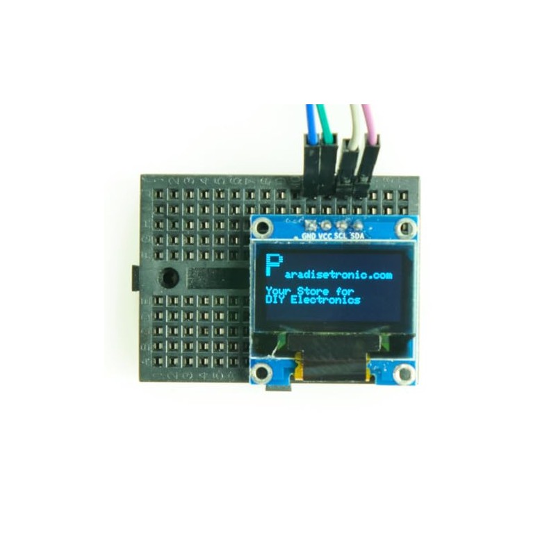 Paradisetronic.com 0.96 Inch OLED Display Module with 128 x 64