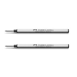 Graf Von Faber Castell Rollerball Pen Refill Black (Pack of 2)
