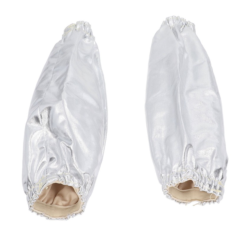 1 Pair Arm Oversleeves Insulated High Temperature Resistant Aluminum Foil