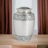 Lightnpro Pewter Cremation Urn for Human Ashes Adult, Hand Crafted