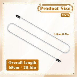 2 Pack Soap Swirl Tools, Bendable Soap Making Supplies, Cold Process Adjustable Hanger Swirl Tool for Molds Up to 18 Inches, DIY Soap, Cold Process Soap Swirl Accessories